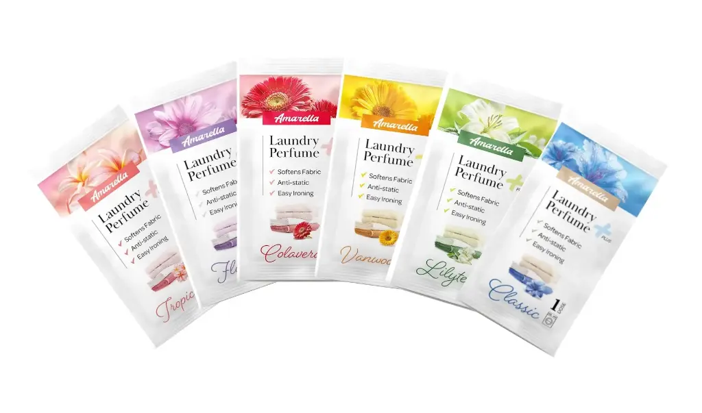 LAUNDRY PERFUME AMARELLA SACHET 10 ml SET 