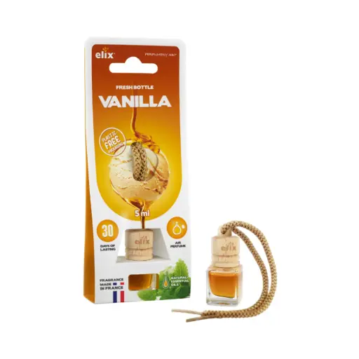 odświeżacz powietrza z drewnianą nakrętką 5 ml (bez plastiku)