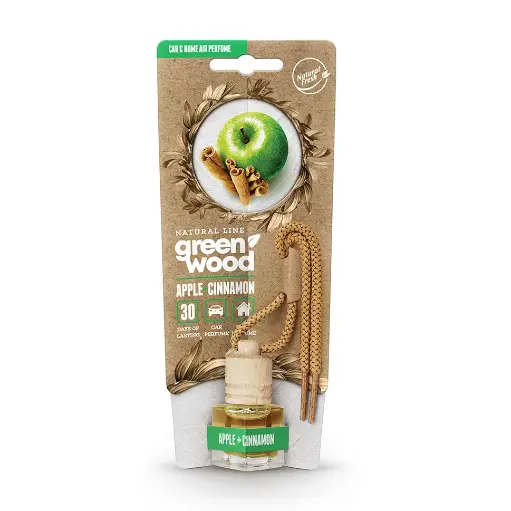 Odświeżacz powietrza z drewnianą nakrętką Green Wood